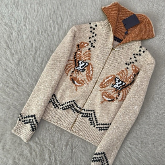 Louis Vuitton Zippered Knitted Blouson - Picture 1 of 8